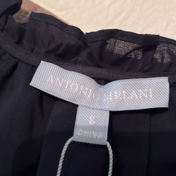 Antonio Melani Tatum Embroidered Eyelet Dress in Abyss, Size 8 - Picture 11 of 16